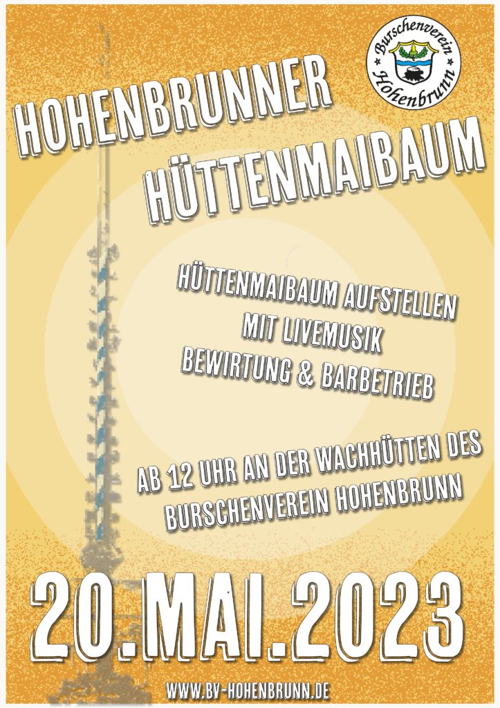 Hohenbrunner Hüttenmaibaum 20.MAI.2023